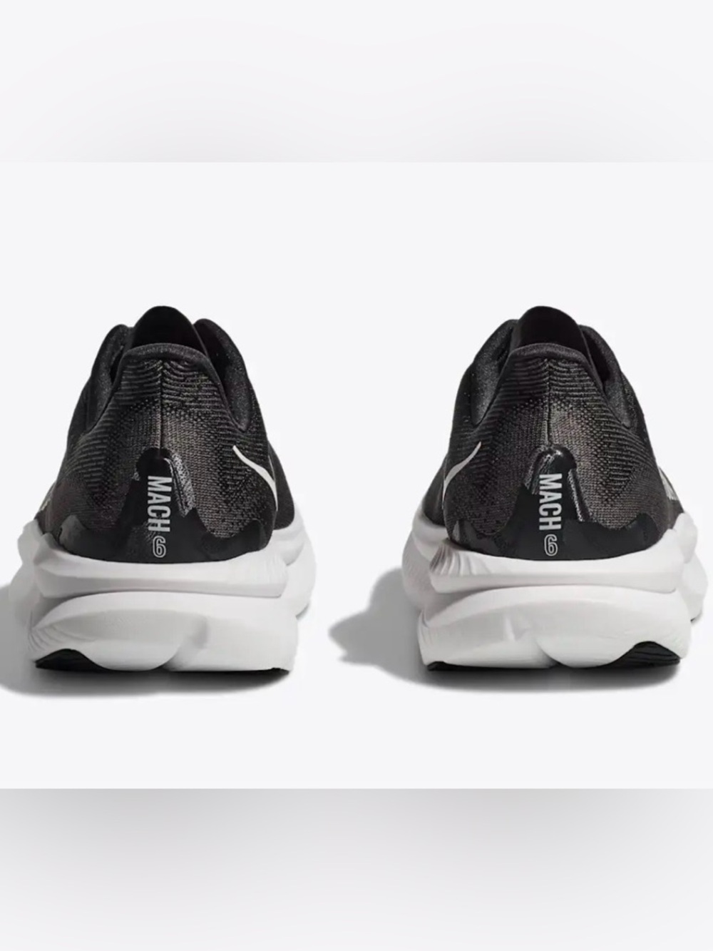 Hoka One One 🔥 Mach 6 Black White Shoes 1147790 BWHT Men’s Size 9.5 10.5 12 13 - Picture 5 of 10